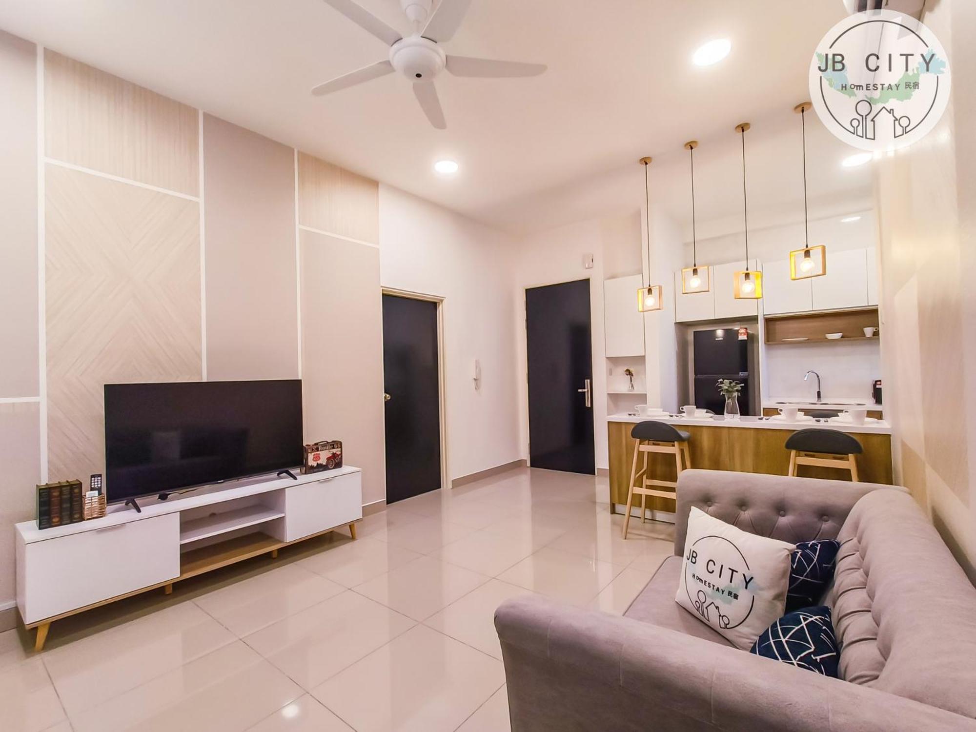 Apartamento Twin Galaxy By Greatday Johor Bahru Exterior foto